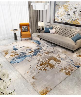 China Stain Resistant High Quality Area Rug Modern Polypropylene Abstract Design Rug For Living Room for sale