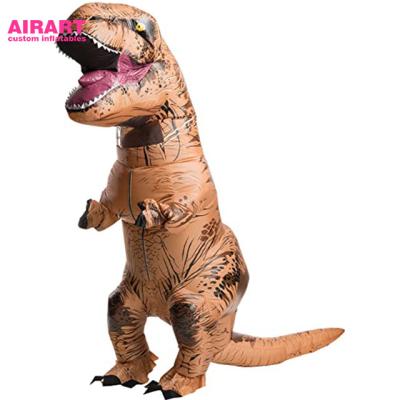 China Adult Inflatable Dinosaur T Rex Costume, Inflatable t rex, Kids Party Halloween Inflatable Blow Up Dinosaur for sale