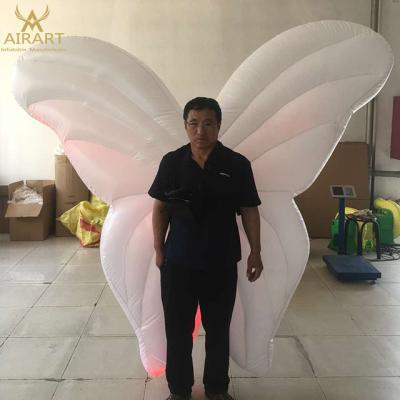 China 420D Oxford Clothes Double Layer Led Lighting Fairy Children / Adults Inflatable Costumes for sale