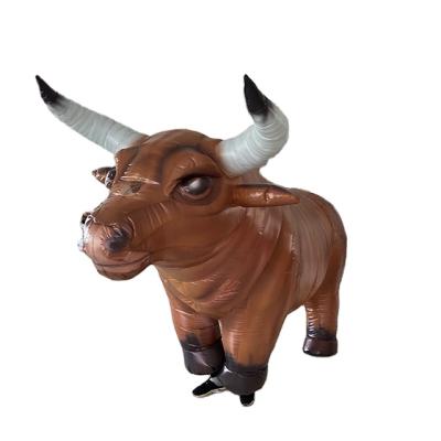 China 420D Oxford Adult Costumes Inflatable Bull For Advertising Campaign Props for sale