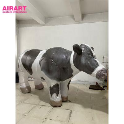 China 420D Oxford Commercial Custom Inflatable Animal Costume Inflatable Cow for sale