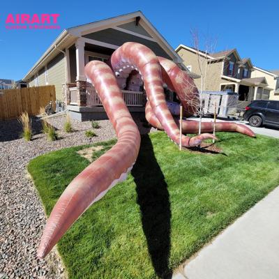 China 420D Oxford Clothes Giant Inflatable Octopus Tentacles For Rooftop Window / Building Decoration for sale