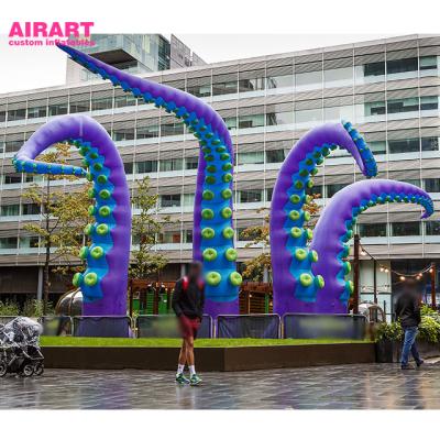 China Party Decoration Inflatable Tentacle Stage Halloween Party Supplies Giant Inflatable Tentacles for sale