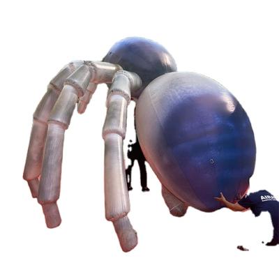 China 420D Oxford Blow Up Spider Colorful Inflatable Spiders For Indoor Halloween Decoration for sale