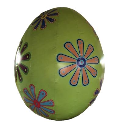 China Oxford Cloth Green Inflatable Eggs Custom Event Inflatable Easter Egg Model for sale