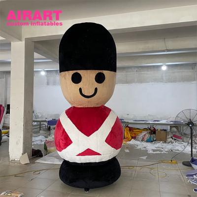 China PVC Tarpaulin / Oxford Cloth / Optio Customized Attractive Design Inflatable Girl Soldier Decoration Balloons for sale