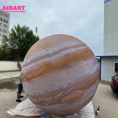 China 420D Oxford Cloth Factory Custom Inflatable Giant Mercury Moon Inflatable Planet for sale