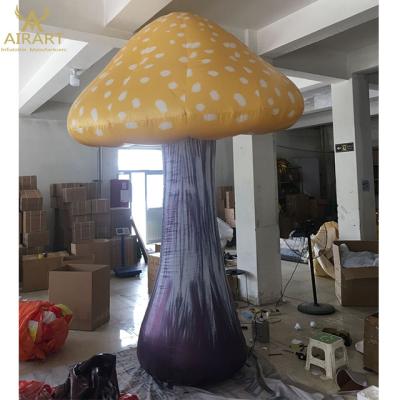 China Party Giant Inflatable Colorful Mushroom for sale