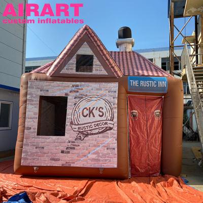 China PVC tarpaulin/oxford cloth/commercial inflatable bar room optional,cheap small bar tent,customized logo bar tent air blow party tent for sale