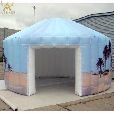 China Military Square Inflatable Party Tent Marquee , Supply Customized Different Type Inflatable Tent Room for sale