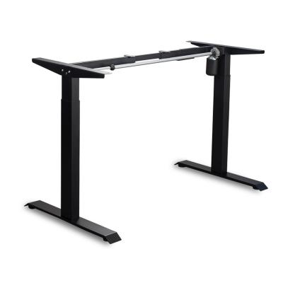 China (Size) Hot Sale Customized Increase Adjustable Sit Stand Desk Table Top Standing Motor 2 Sections Single Desk for sale