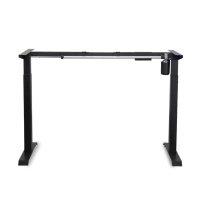 China Single Motor Desk 2 Sections (Height) Environmental Protection Height Adjustable Electric Standing View Desk for sale