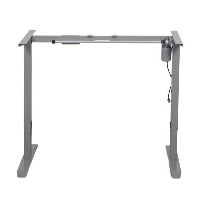 China Low price adjustable gray single motor table stand luxury vertical electric table (height) stand for sale