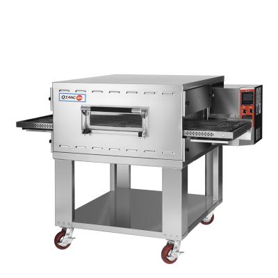 China food & Beverage Factory On-Site Industrial Electric Commercial Tunnel Convection Oven Pizza Machine for sale