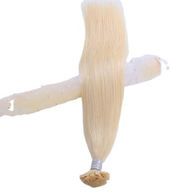 China TopElles Tip 613# Keratin Hair Extensions Silky Straight Hair Flat Blonde Color Salon Quality for sale