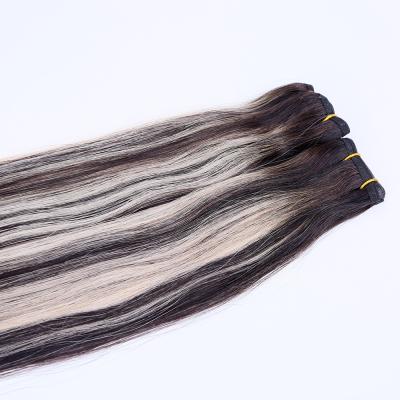 China 100% High Quality Body Wave TopElles Hair Weft Flat Weft Hair Style New For Fashion Girl for sale