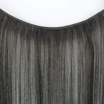 China TopElles Silk Straight Hair Weft Hand Tied Black Color 100g Remy Hair Weft Salon Quality Factory Price for sale