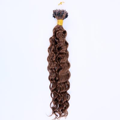 China Water Wave TopElles Ring Hair Extension Water Wave micro Remy Human Hair Easy 100% to use factory wholesale for sale