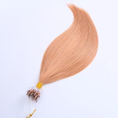 China TopElles Silk Straight Wholesale Micro Hair Pre Bonded Hair Extensions Ring Hair Extensions Cuticle Aligned for sale