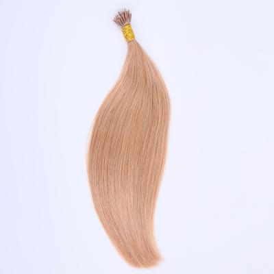 China Wholesale Nano Tiny Honey Blonde Barely Shedding Soft Smooth Thick Ring 27# TopElles 12A Ring Hair Extensions Human Hair For Women for sale