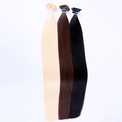 China 100% Virgin Hair Bundles TopElles Flat Tip Hair Extension 1#2#1001# Wholesale Pre-bonded Hair Extension for sale