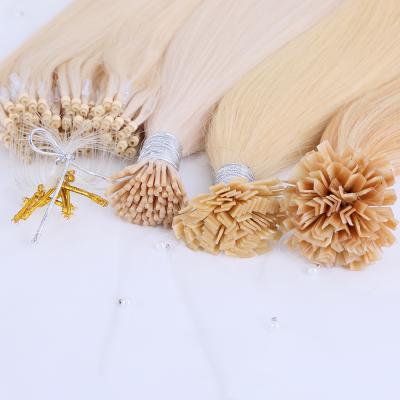 China TopElles Good Quality Silky Straight Hair Extension V-tip/I-tip/Flat-tip/Micro Ring Hair Extension Pre-bonded for sale