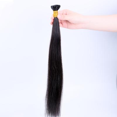 China TopElles U-Tip Silky Straight Hair Extensions 100% Hot Sale Remy Human Hair Natural Black Wave Hair Extensions for sale