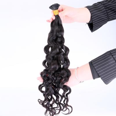 China TopElles I-Tip Hair Extensions Silk Straight Factory Wholesale Pre-bonded Hair Extension Various for sale