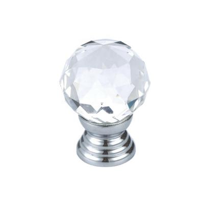 China Beautiful Traditional Diamond Shape Wholesale Crystal Cabinet Handles Drawer Knobs For Dressers for sale