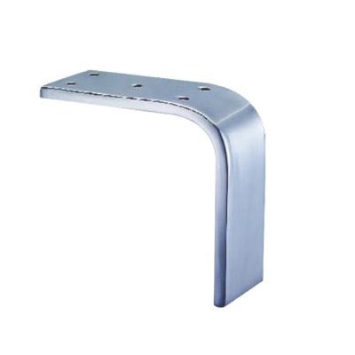 China Wholesale Curved Furniture Metal Legs Cabinet Zero Legs Steel For Sofa And Bed Goods OEM ODM Free Samples 120mm Zero for sale