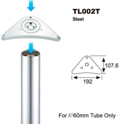 China High Quality Table CTK TL002T Table Legs Dining Table Desk Steel Table Legs Adjustable Furniture Height Metal For Table 60mm for sale