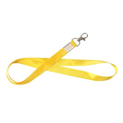 China High Quality Single Blank Lanyards 15mm 20mm Wide Width Different Colors Environmentally Friendly Wholesale Have In Stock Nylon Strap for sale