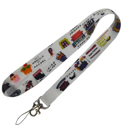 China Environmental Friendly Fabric Cell Phone Lanyard Neck Strap With Lobster Claw For ID Card Mobile Phone Badge Holder Other Lanyard for sale