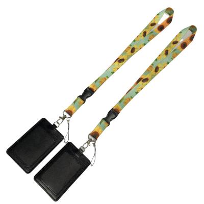 China Environmental Friendly Design Promotional Custom Make Your Own Tube Neck Ribbon Dye Sublimation Logo Tubular Lanyard Necklace With Card Holder for sale