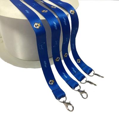 China Adjustable Adult Neck Lanyard Snap Hook With Buckle Lanyard For Facemask Various Colors Tigers Custom Made Environmental Friendly Wholesale for sale