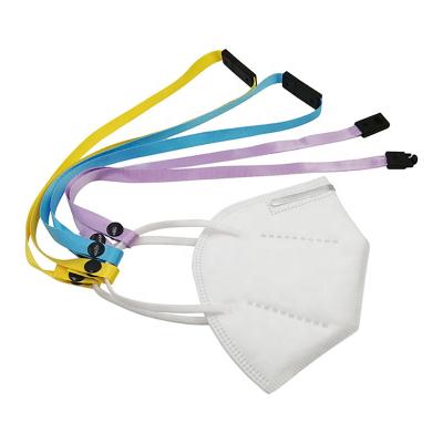 China Wholesale Environmentally Friendly Convenient Adjustable Cute Face Length Holder Masking Lanyard Lanyard for sale