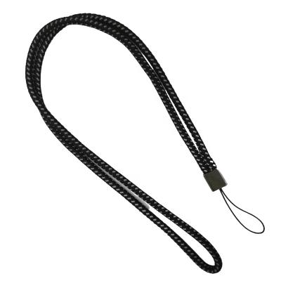 China Wholesale Environmentally Friendly Polyester Cord Wind Lanyard Phone Supplement Factory Lanyard Neck Strap Adjustable Masking Lanyard for sale