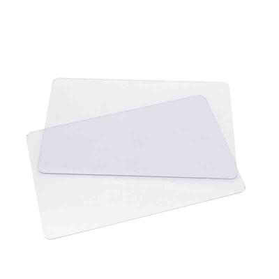 China Cheap PVC transparent card, ID card secondary printing card, can print transparent card for sale