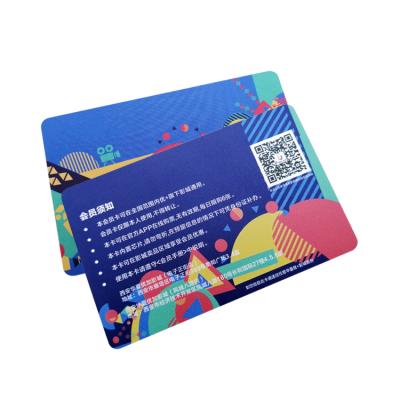 China Cheap custom business pvc paper sheet card from pvc china factory for sale