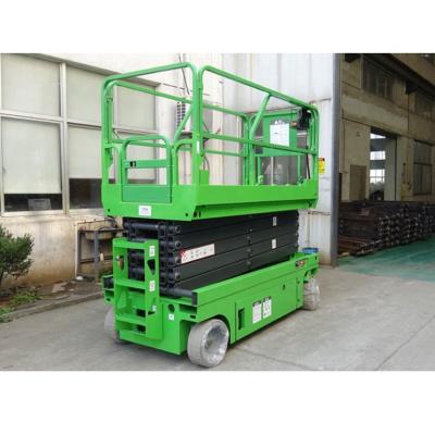 China Shandong 6m Easy Operation Height 230kg Scissor Lift Machine Track Track Scissor Scissors High Lift for sale