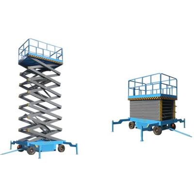 China MSL0.5-7 7m Mini Height 500kg Capacity Hydraulic Scissor Lift Electric Scissor Lift Lifting Platform for sale