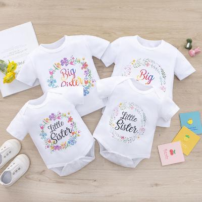 China High Quality QUICK DRY Baby Clothes Summer 0-3 Months 100%Cotton Designer Baby Girls Overalls Clothes for sale