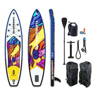 China Unisex Hot Selling Inflatable Digital Printing Paddle Board Drop Point Touring SUP For Sale for sale