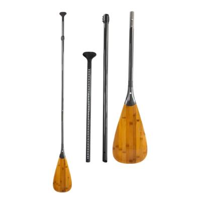 China Wholesale Supplier Unisex 3 Pieces Standing Carbon Fiber Adjustable SUP Paddle for sale