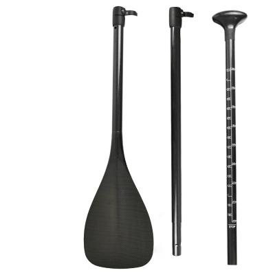 China Unisex High Quality 3 Pieces Standing Board Adjustable Fiberglass Surf Paddle for sale