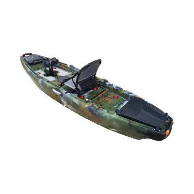 China Rotomolded Design Plastic Popular Size 2M 3M 4M Foot Pedal Fishing Kayak Rowing Boat And Kayak for sale