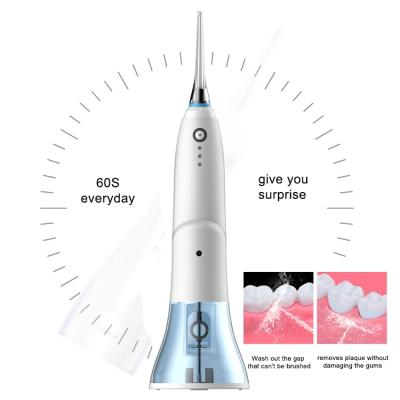 China Cordless Waterpik Deep Cleaning Teeth Outdoor Water Irrigator Flosser With High Pressure Pulsating Water Column for sale