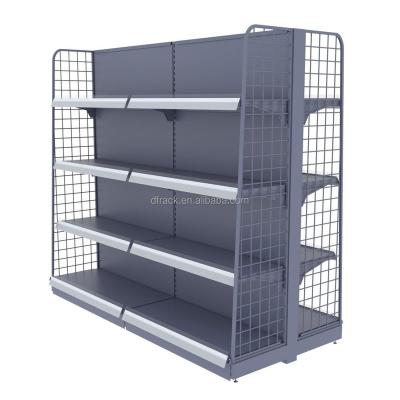 China Double Sided Easy And Simple To Use Customizable Size Supermarket Shelves for sale