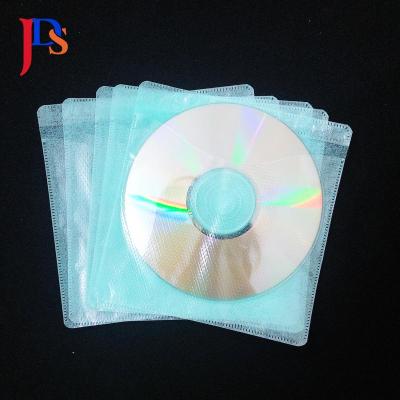 China Clear Double Face PP 2 Disc Cd Sleeves / cd Dvd Nonwoven Bag With Flap for sale