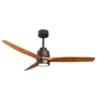 China Modern Decorative DC Ceiling Fans with Light and Three Classic Leaf Fan LED Wood Lamp and Home Decoration s for sale